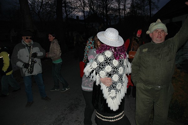 Masopustní průvod obcí 2008